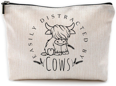 Bolsa maquillaje gato vaca perro