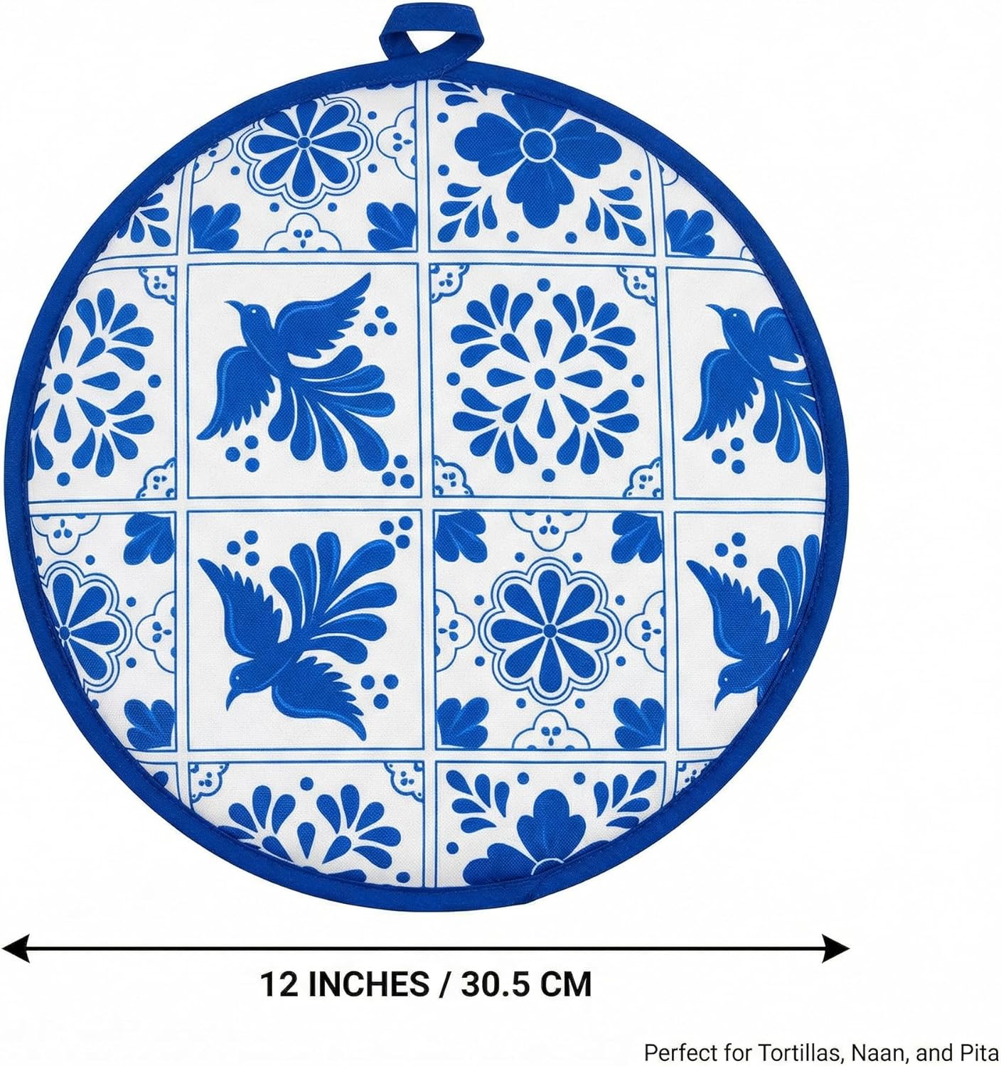 Bolsas calentadoras de tortillas 12 pulgadas con patrón para microondas