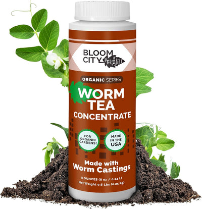 Concentrado té lombrices orgánico Bokashi 8oz