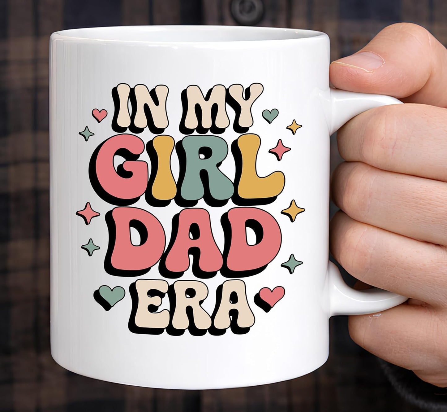 Taza de café In My Girl Dad Casitika 11 oz. Regalo para padre