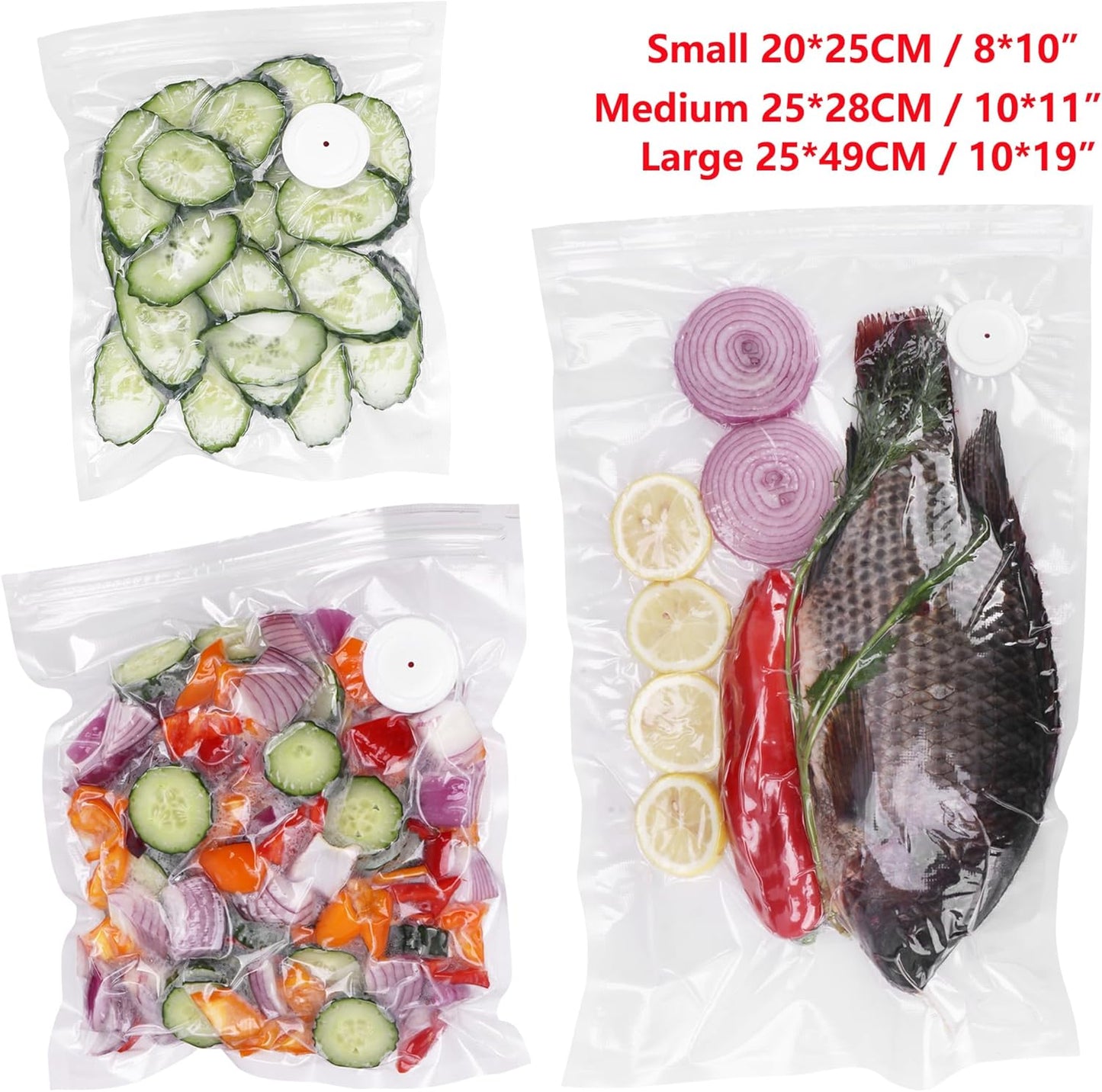 Selladora vacío portátil 30 bolsas reutilizables