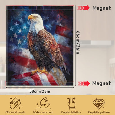 Funda magnética lavavajillas bandera americana 23x26pulg
