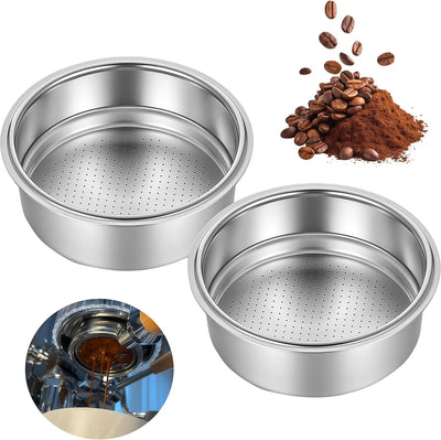 Set 2 Cestas Filtro Expreso Acero Inox 2.008in