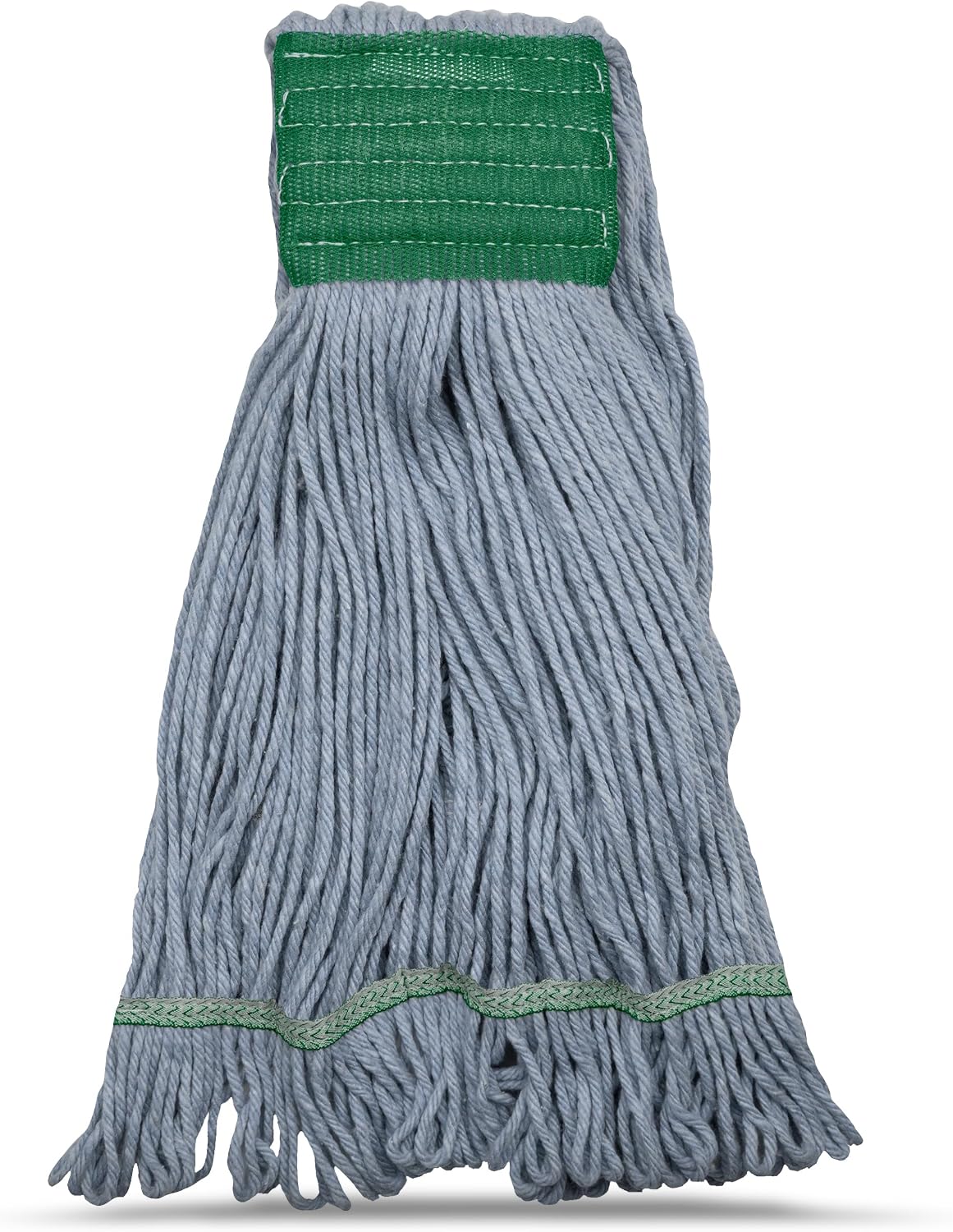 Cabezal trapeador algodón 5pulg verde 36pulg azul