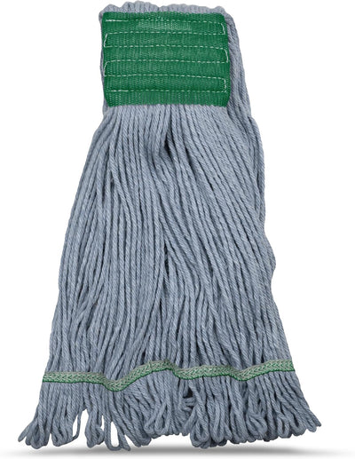 Cabezal trapeador algodón 5pulg verde 36pulg azul