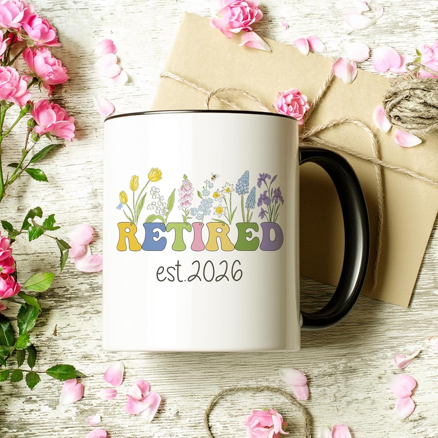 Taza de jubilación para mujer regalo de 11 oz