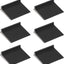 Set 6 Sellador Puerta Esquina Autoadhesivo Aislamiento Negro