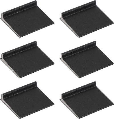 Set 6 Sellador Puerta Esquina Autoadhesivo Aislamiento Negro