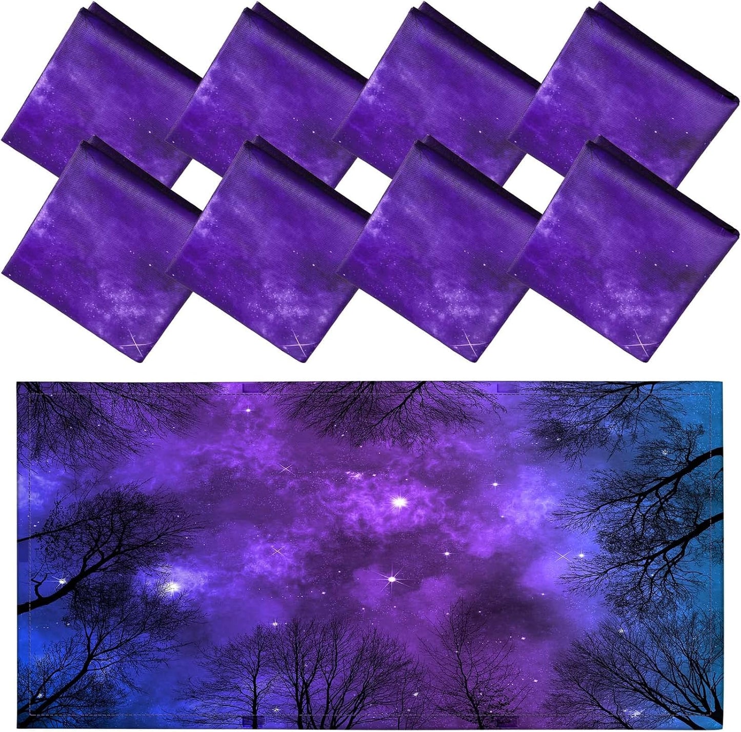 8 Cubiertas Luz Fluorescente 4x2ft Magnéticas Filtro Escuela
