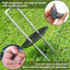 Pack 200 estacas jardín 6pulg galvanizadas con juntas