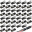 60 Conectores Rapidos Cable Negro 18-22 AWG