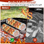 Cestas parrilla al aire libre 2uds para pescado carne verduras
