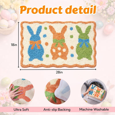 Alfombra Pascua 18x28pulg antideslizante cocina sala