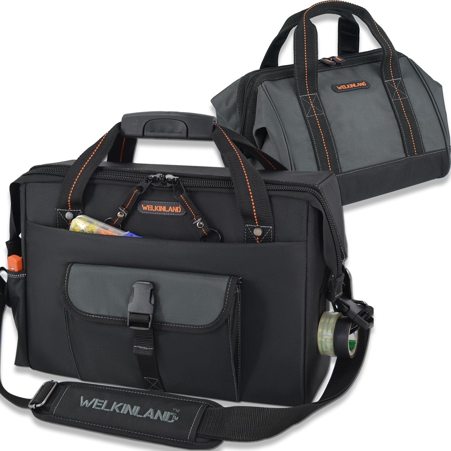 Bolsa herramientas electricista 25 bolsillos comp laptop 13pulg
