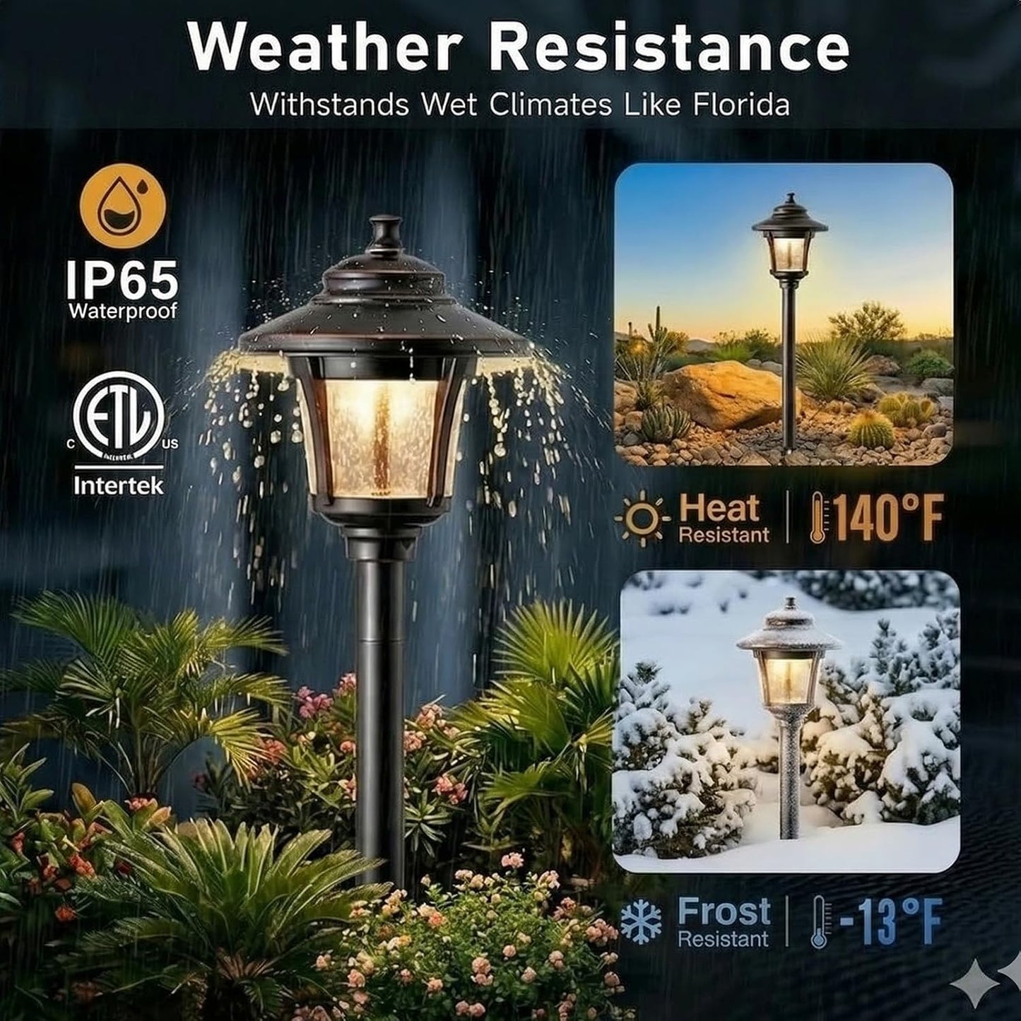 Paquete iluminación LED exterior aluminio 3W 2700K