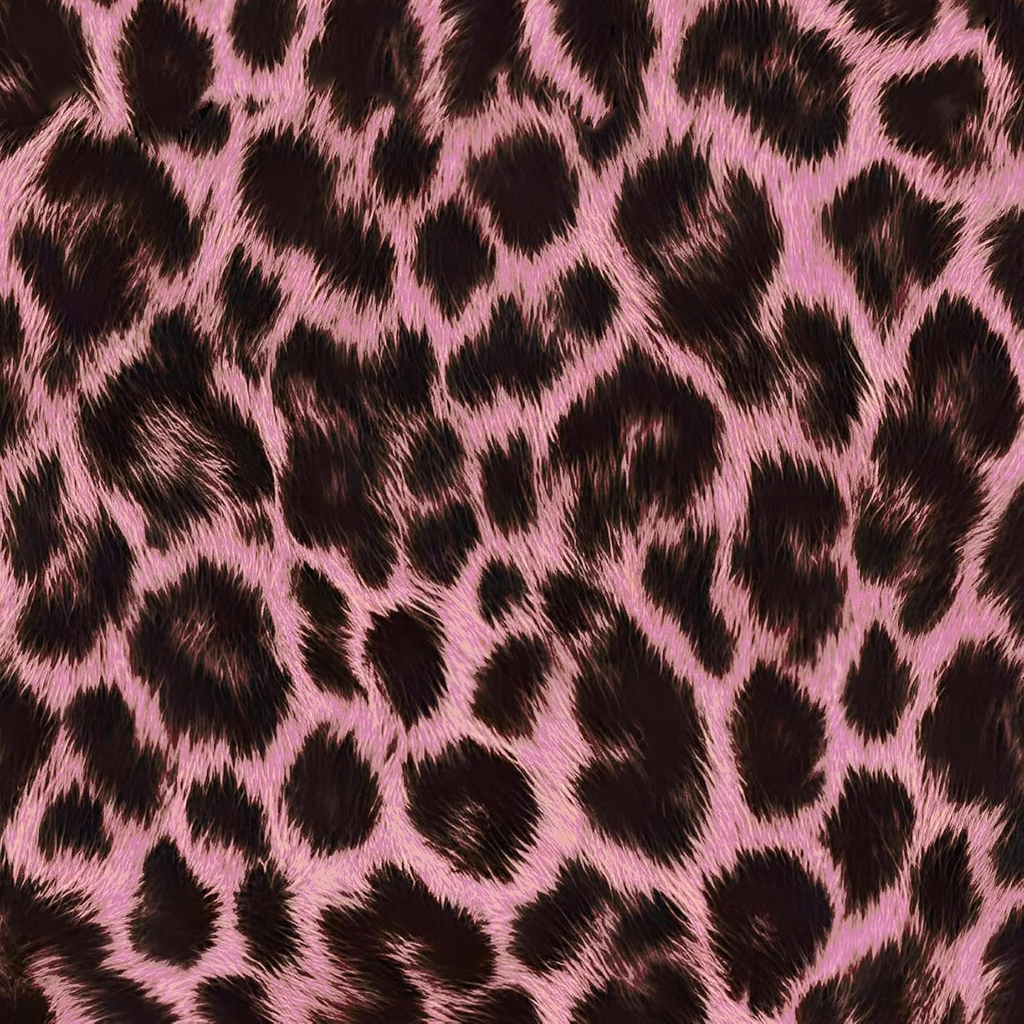 Papel tapiz estampado guepardo rosa y negro autoadhesivo