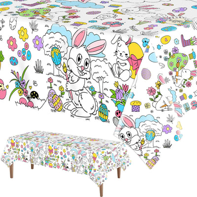 Mantel de Pascua para colorear niños poster gigante manualidades