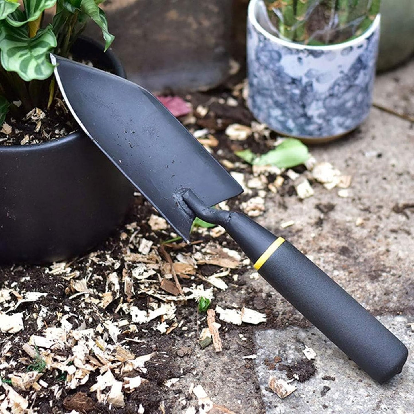 Pala de mano jardinería multiusos para excavar y plantar