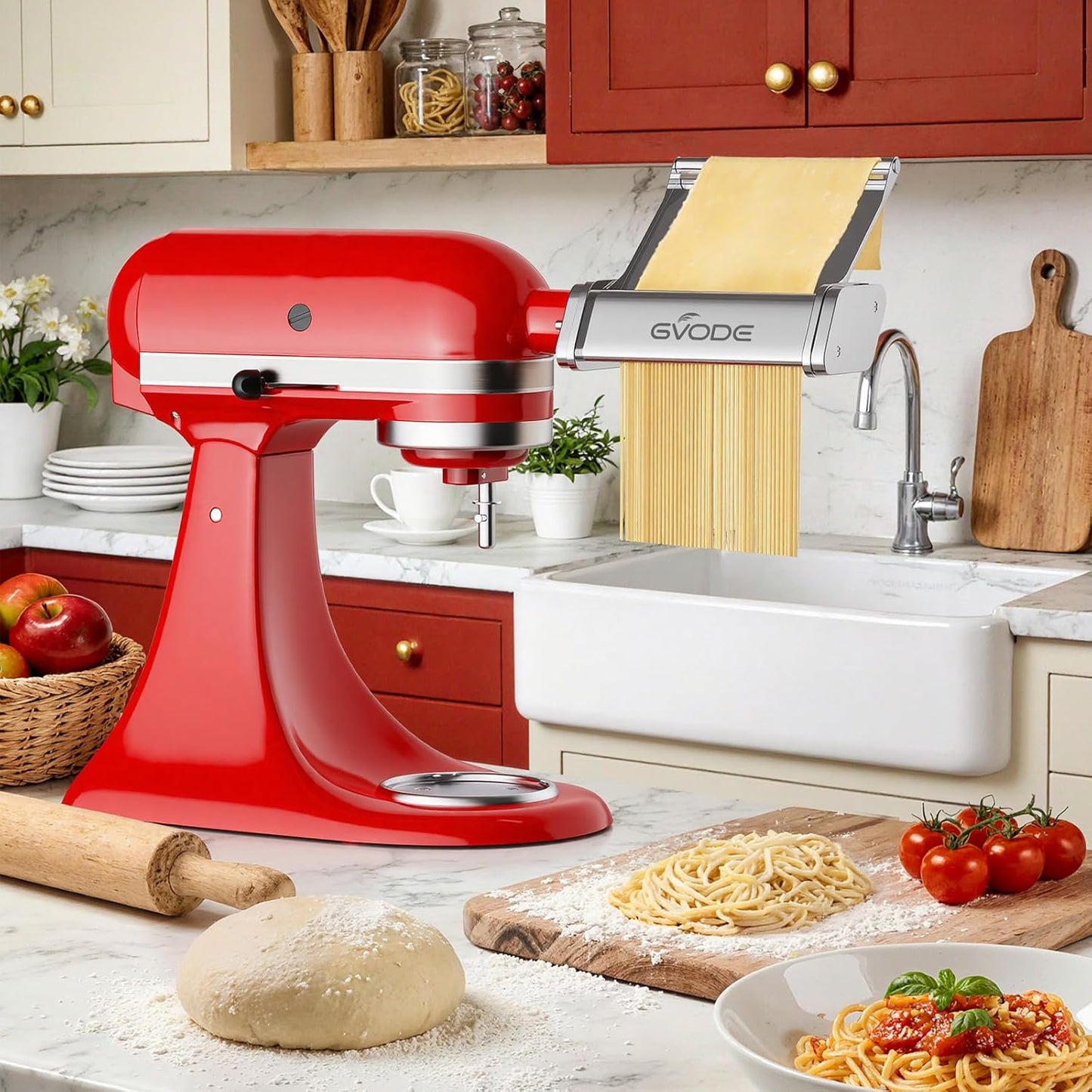 Accesorio pasta KitchenAid con placa metálica