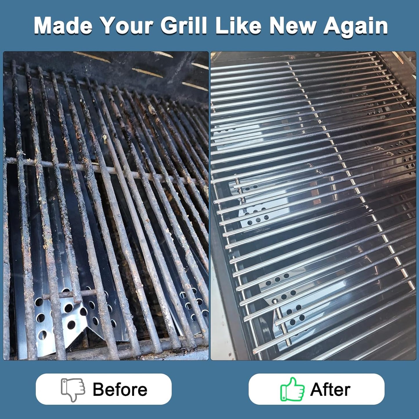 Rejillas repuesto parrilla gas Kitchenaid 720-0819