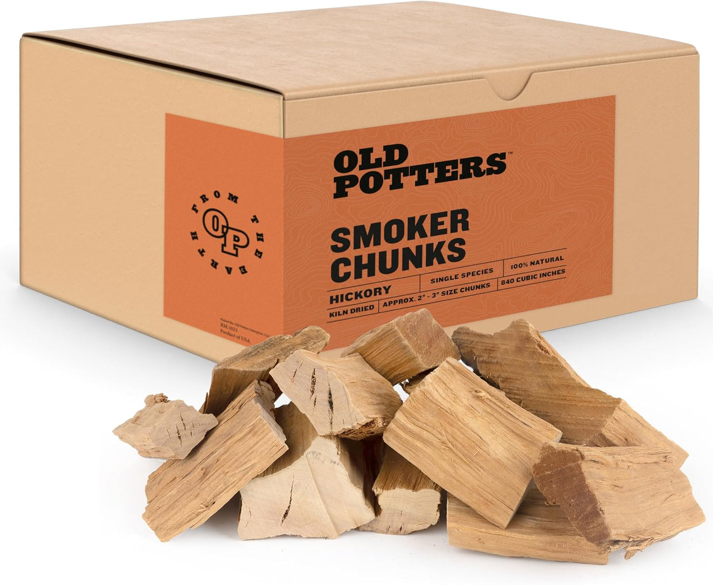 Trozos madera ahumar 13-16lb 2x3pulg nogal