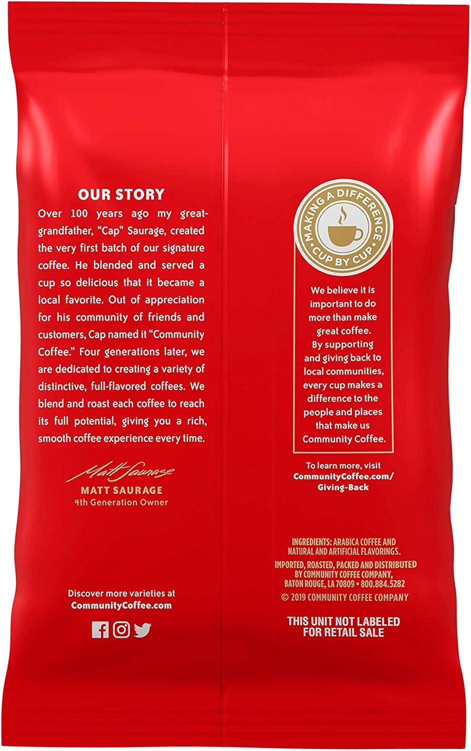 Blend Café Olla Premedido Tostado Medio Oscuro 3oz Caja 20