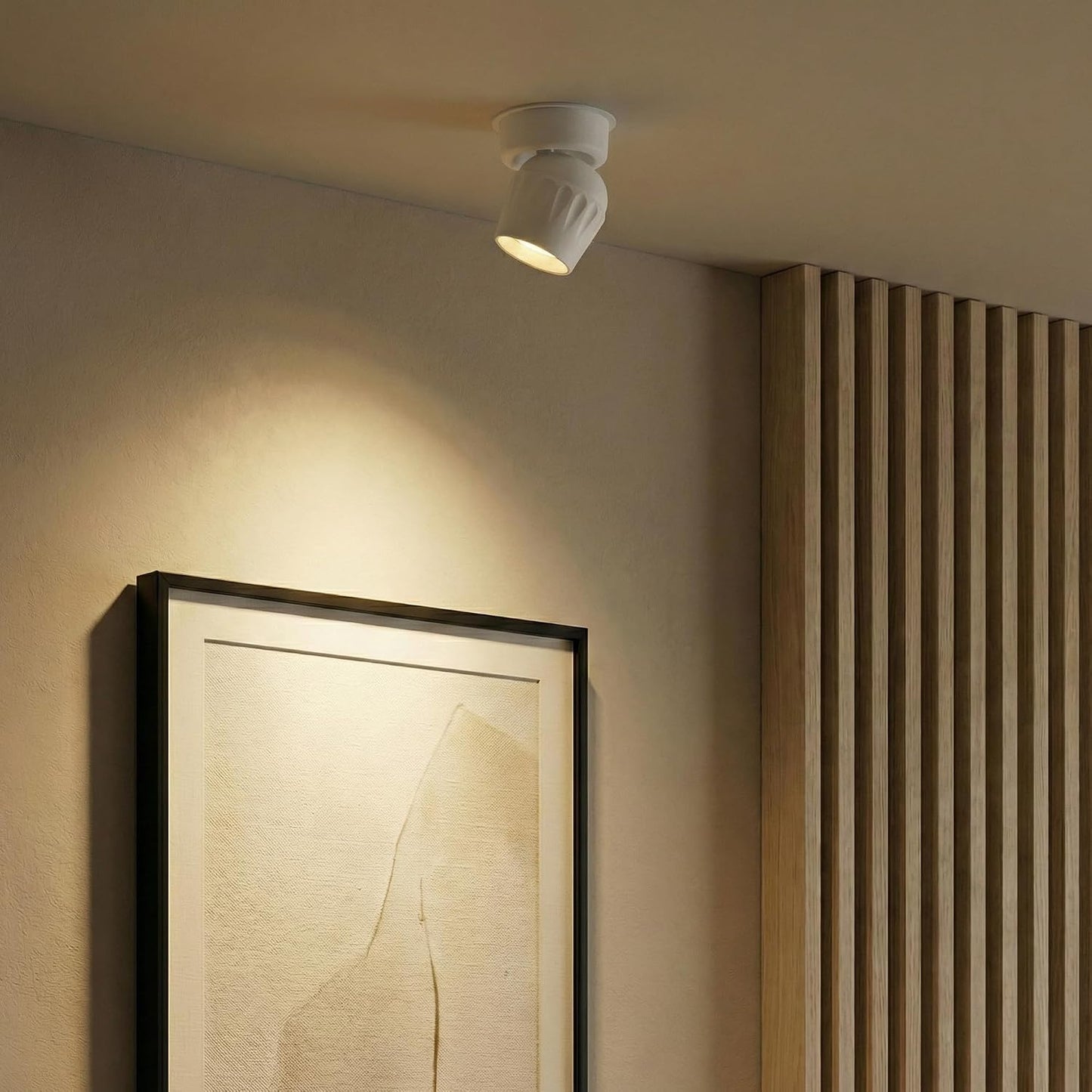 Foco LED techo regulable 12W rotación 350° sala