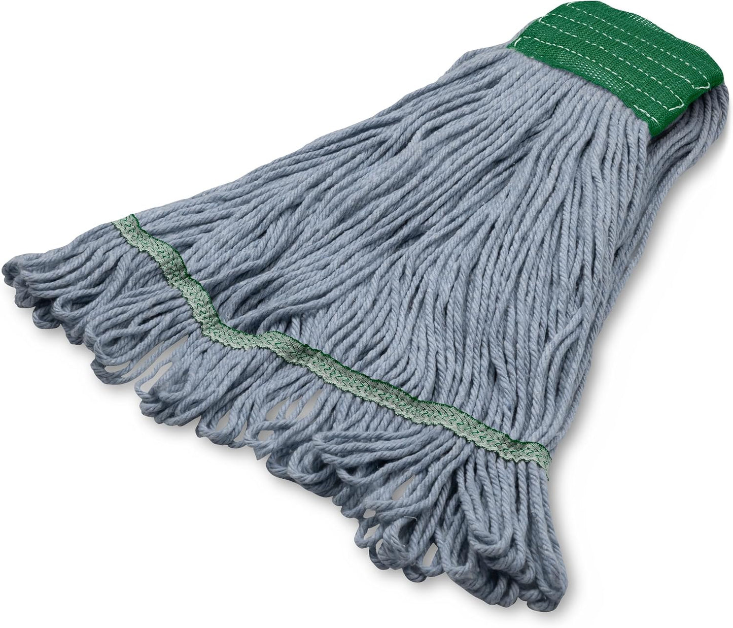 Cabezal trapeador algodón 5pulg verde 36pulg azul