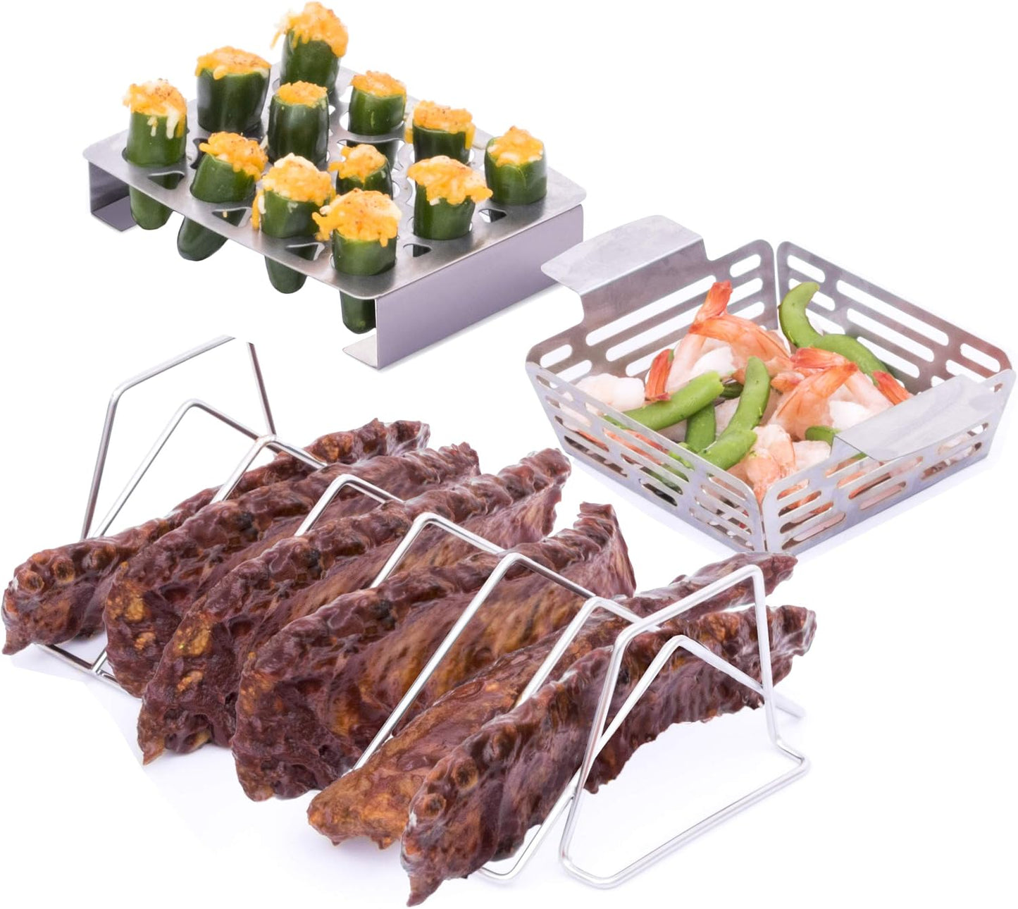 Kit Grill Plus Char-Broil para costillas y asados