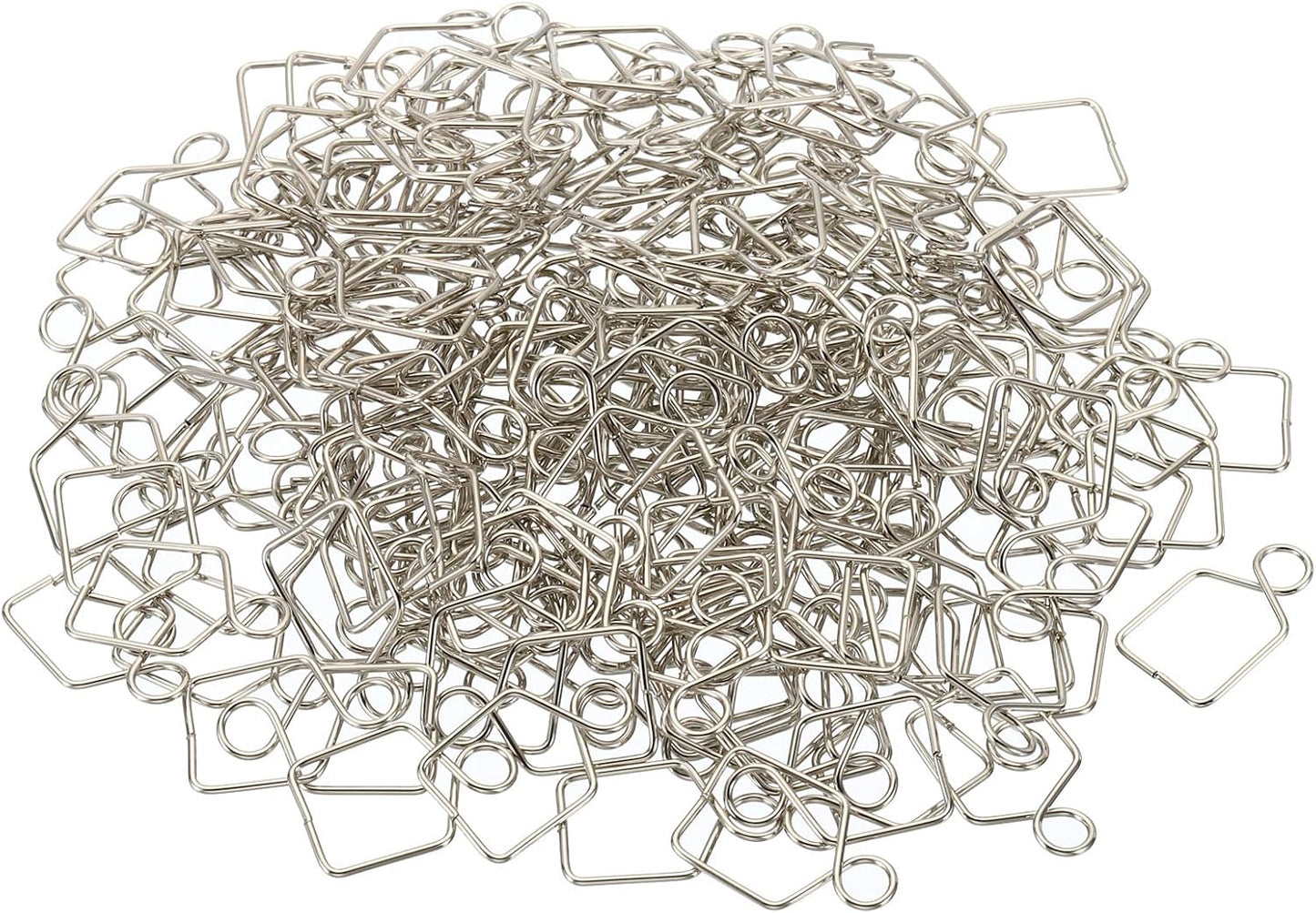 Clip conector araña 200pzas 0.748x0.472pulg hebilla cristal