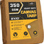 Lona resistente 8x10ft algodón 12oz con ojales inox