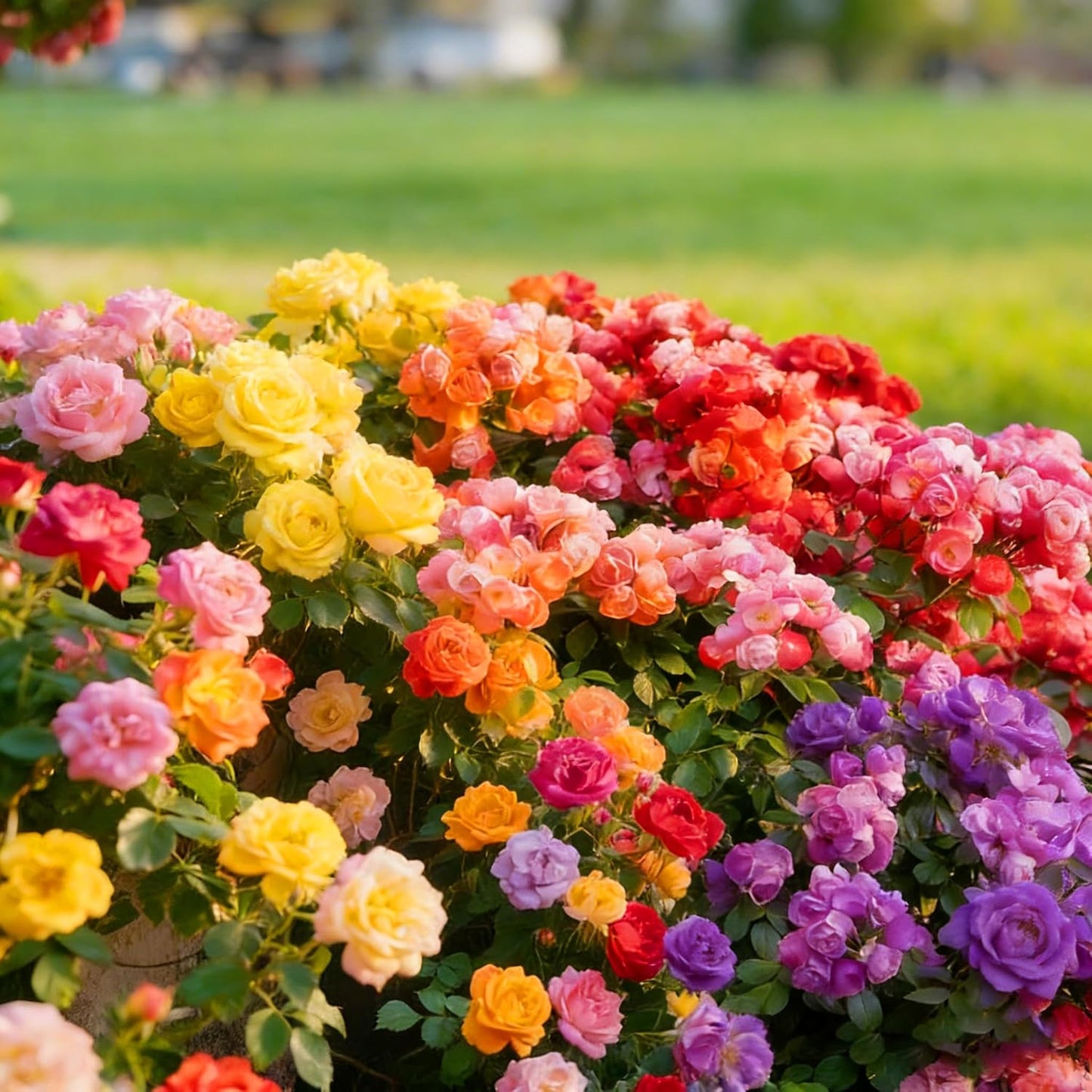 Semillas rosas trepadoras mixtas para jardín y hogar