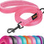 Correa perro rosa 6ft para pequeños ancho 5/8 pulg cierre 360