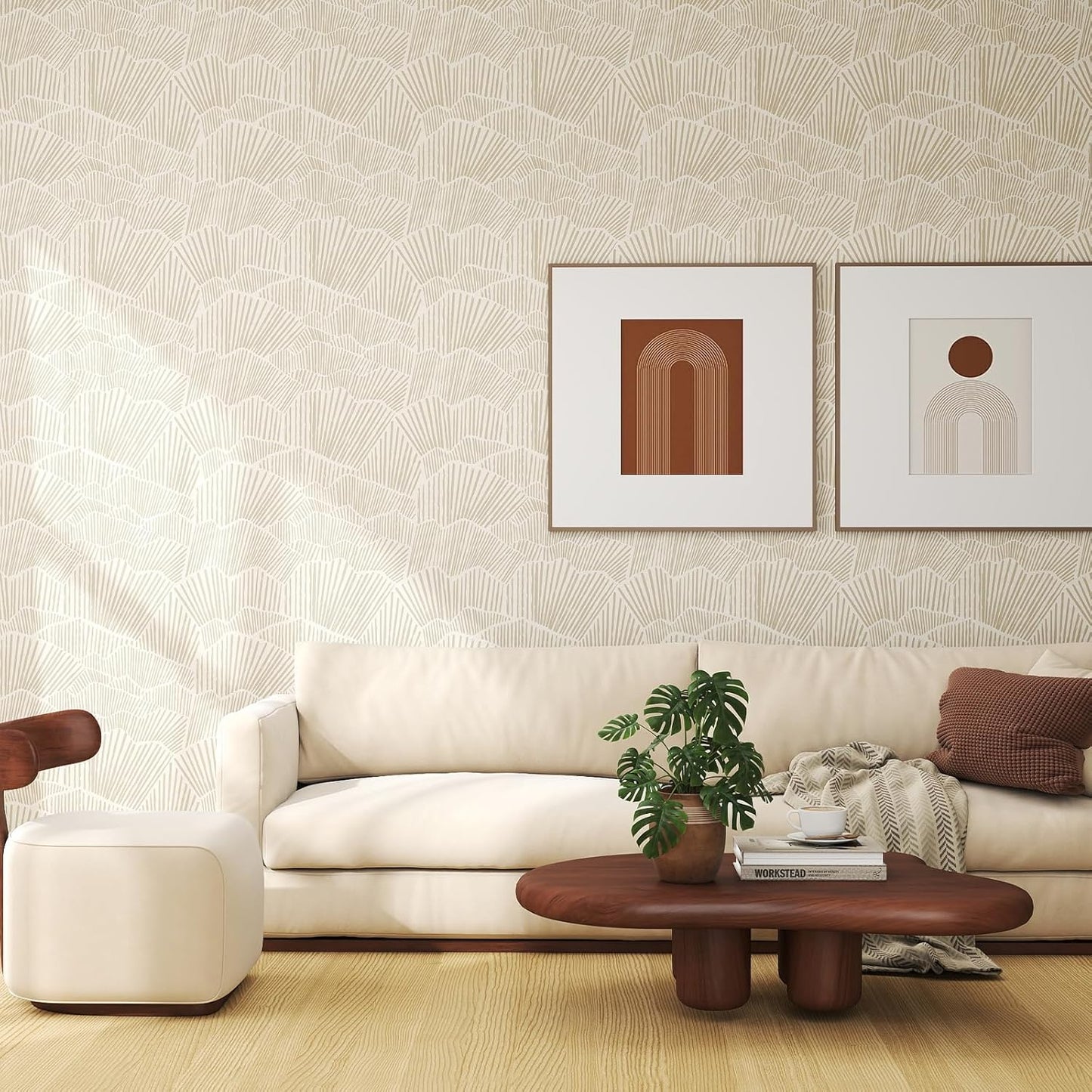 Papel tapiz geométrico autoadhesivo para dormitorio