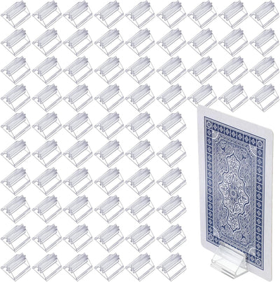 72 Soportes Tarjetas Mesa Acrílico Transparente