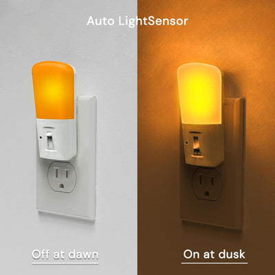 Luz Nocturna Ámbar Regulable Sensor Niños Dormitorio Baño