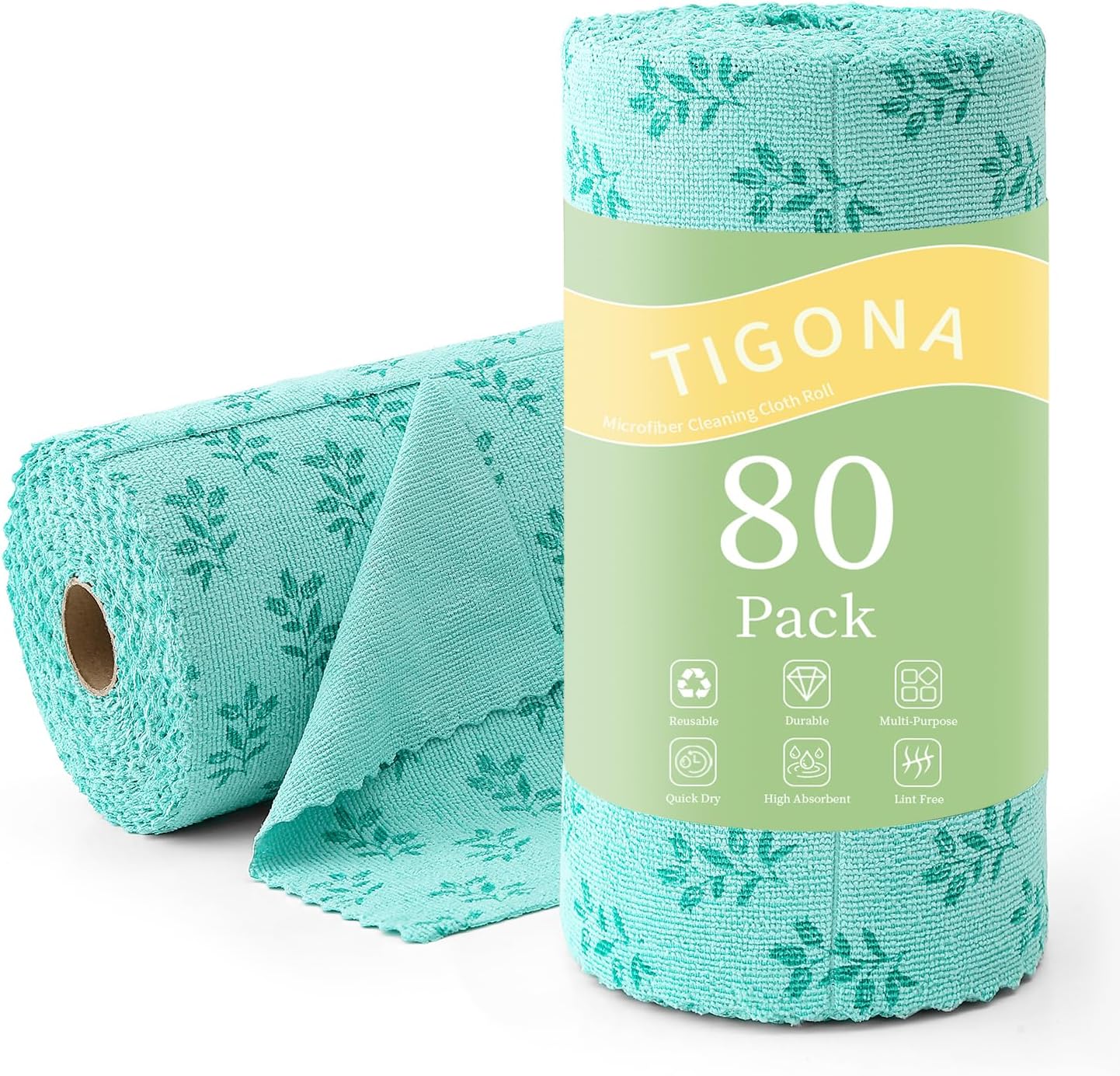 Rollo microfibra 80 toallas trapos lavables tienda florales