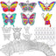 Set 60 Atrapasoles Mariposa Decoración Ventana Manualidades