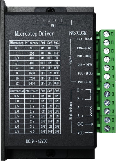 Controlador motor paso a paso TB6600 9-42V para Nema 17/23