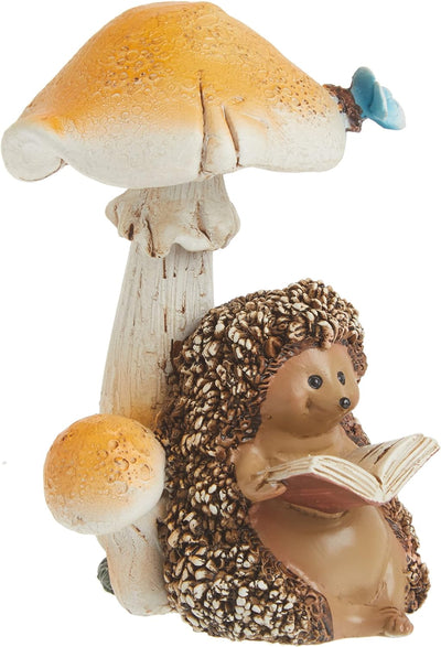 Libro erizo hadas miniatura terrario estatua seta