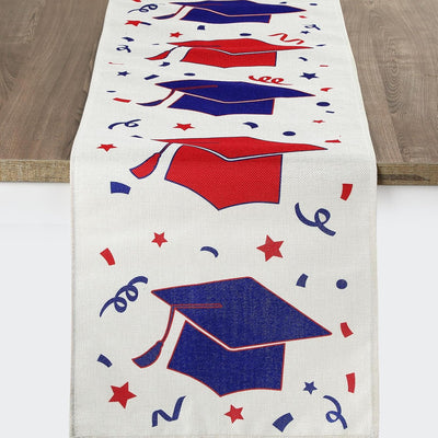 Camino de mesa de graduación 2026 con diseño de tapa
