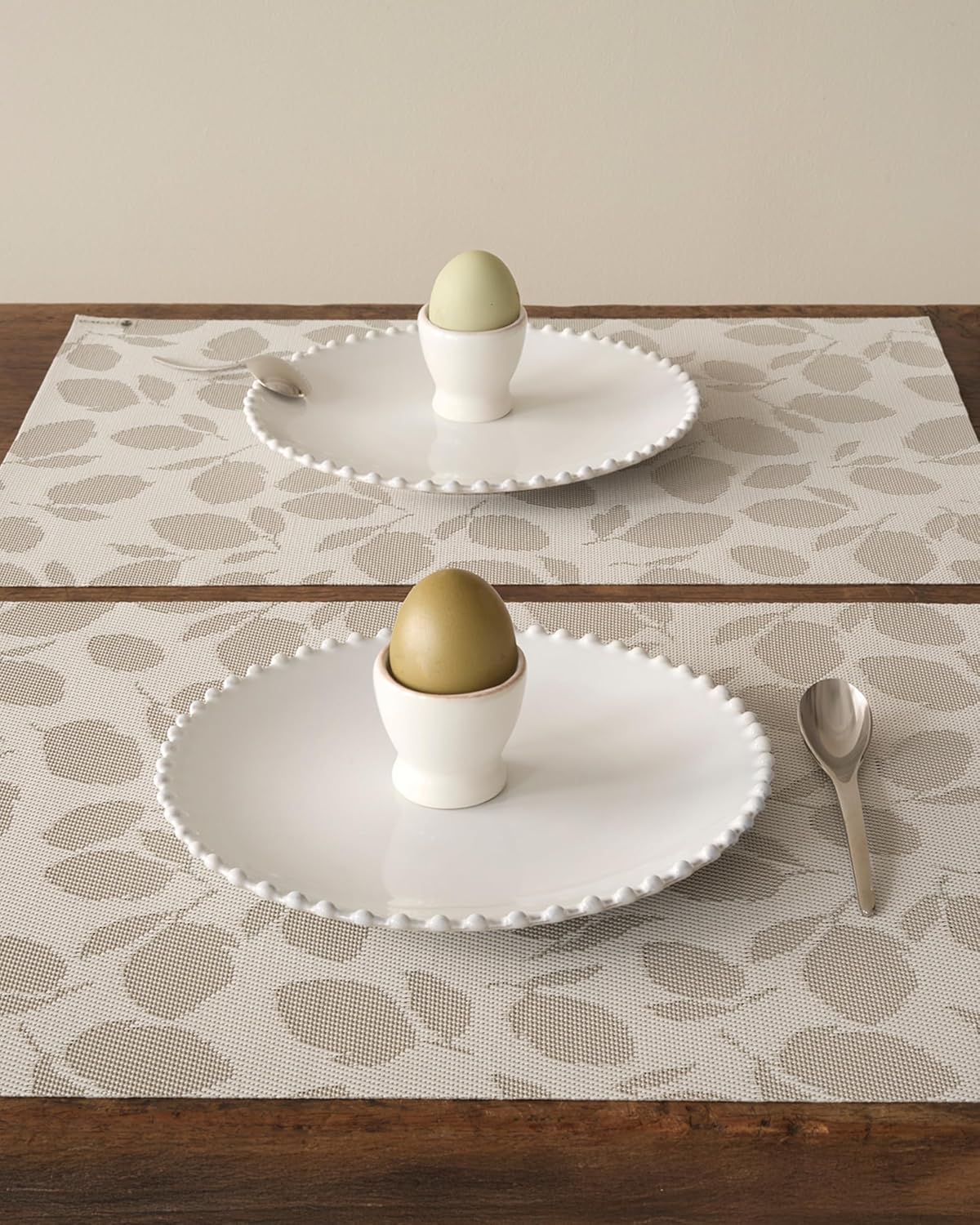 Mantel tejido limón redondo resistente manchas para mesa 15"
