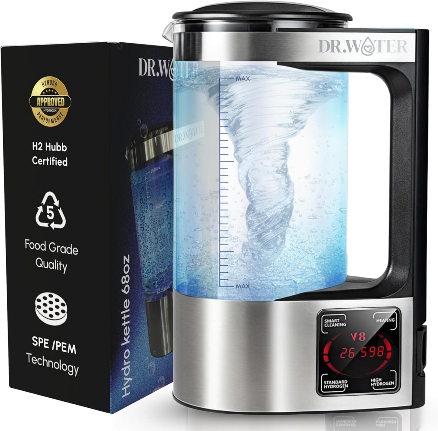 Jarra HydroPitcher 68oz y HydroTumbler 32oz con HydroFixx Gratis