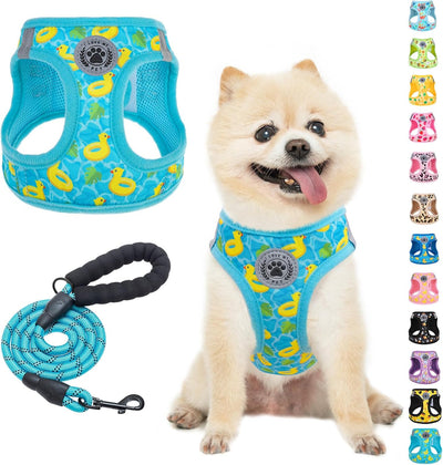 Arnés suave reflectante para perros pequeños y cachorros