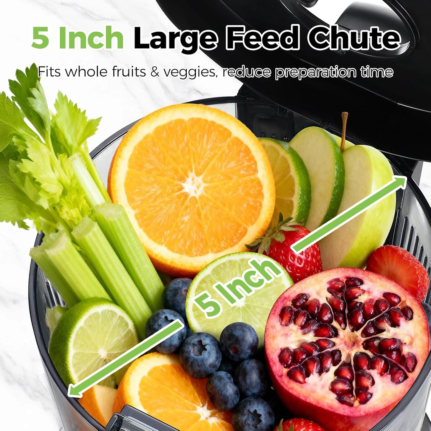 Exprimidor frío OSTBA 5pulg para frutas y verduras