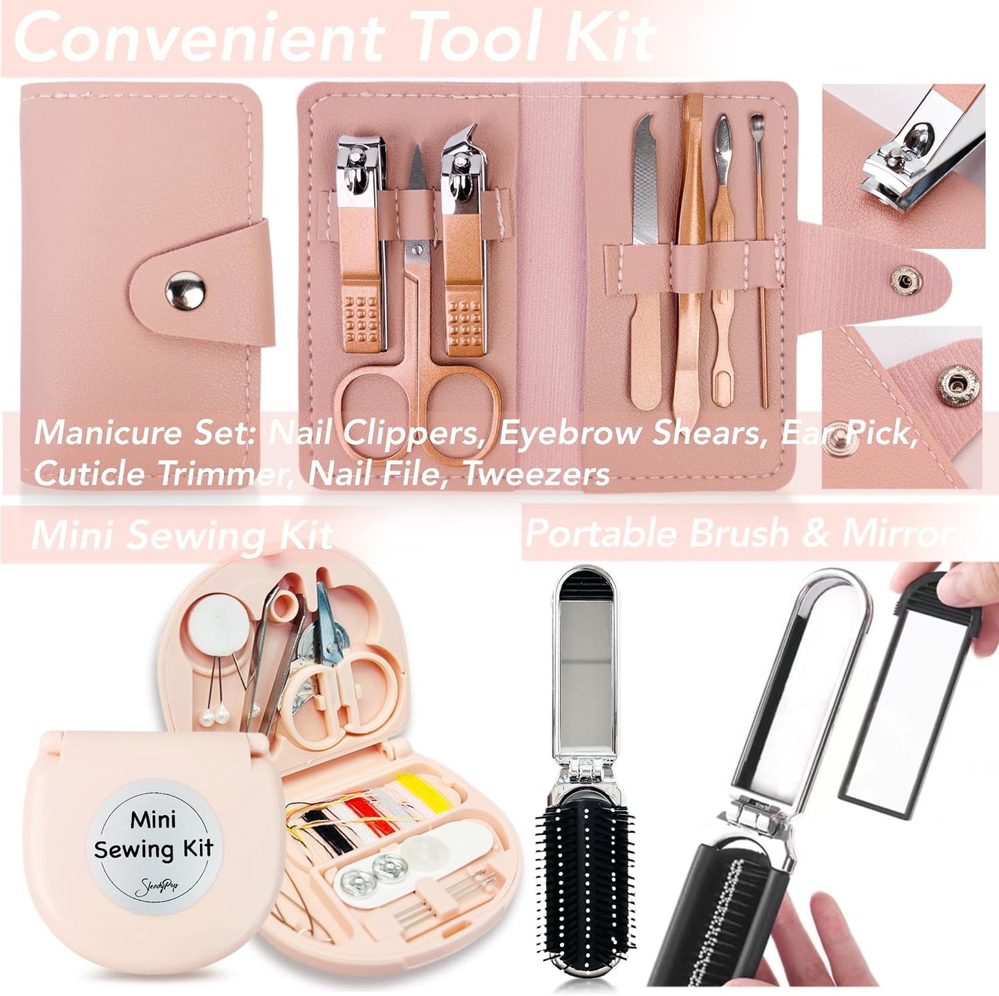 Kit emergencia mujer 39 elementos todo en uno para novia