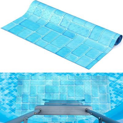 Tapete antideslizante para escalón piscina 36x16pulg