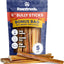 Bully Sticks 6pulg para perros pack 5 natural sin cuero