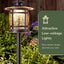 Luces LED exteriores 12V 155lm 3000K impermeables paquete 4