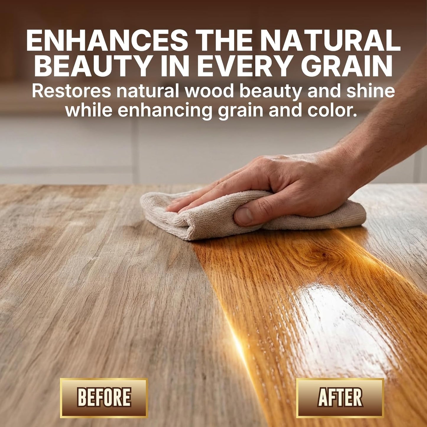 Pulidor madera con aceite naranja cera abejas 8oz